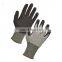 18G Steel Wire Anti Cut Safety Gloves Heavy Duty Metal Handling Work Gloves Sandy Nitrile Coated Level F Cut-Resistant Gloves