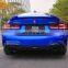 AK Style Gloss Black Car Rear Bumper Diffuser Lip for BMW  G20 M Sport Bumper 2019 2020 Car accessories