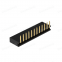Denentech 1.27mm H4.3 U single row female connector right angle DIP
