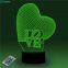 Love Heart 3D Atmosphere Night Light Fantastic Creative New Designs