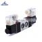 4M320-10 G3/8 5/2 Way Acting Type Double Electrical Control Valve Plate DC24V Valve Solenoid Pneumatic Valve