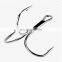 Mustad 35647 Super Sharp Triple Hooks Sea Tackle Accessories Carbon Steel Fishing Treble Hooks