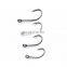 10pcs/set 2# 4# 6# 8# High Quality Machine Carbon Steel Carp Offset Hooks for Fishing