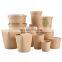 Sunkea Biodegradable bamboo fiber food packaging round noodle boxes