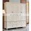 4-door American wardrobes solid Wooden clothing bedroom furniture wardrobe closet