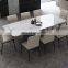 Nordic Style Marble Dining Tables Set Dining Room Furniture Table and Chairs