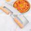 Satisfaction Guaranteed Japanese Branded Wooden Handle Stainless Pizza Cutter Rocker
