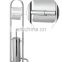 Stainless steel standing paper holder toilet brush holder