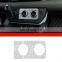 For LR Defender 90 110 2020 2021 Car Aluminum Alloy Air Conditioning Buttons Sequins Decoration Stickers 10 pcs