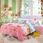 Funny kids cartoons cotton reactive printed customized printing on bedding set China twin bed sheet sets