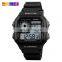 SKMEI 1373 Men's Sport Style Multi function Digital Watch Rectangle Dial Plastic Wrist Watch