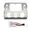 Car Android GPS Frame For 2007 FJ Cruiser Radio DVD Modified Decorative Panel Frame With Power Cable