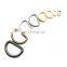 Metal Bag Hardware Colored Metal D Ring For Handbags