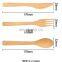 disposable high quality bamboo knife fork spoon set