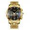 NIBOSI Luxury Military Watch Men Quartz Clock Male Full Steel Casual Business Casual Watch 30m Waterproof Date 2516