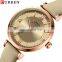 CURREN 2021 new luxury brand quartz movement fashion ladies wristband leather watch