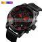 SKMEI 1309 Casual wholesale Genuine leather wrist watches men water resistance