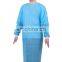 Disposable non woven fabric isolation gowns insolation gown PP PE surgical medical gown level1/ 2/3