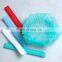 Food processing blue white bouffant cap disposable non-woven strip cap