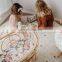 High Quality Rattan doll Cradle Bassinet bed, Mini Rattan Doll Bassinet kid room decor, straw moses basket Wholesale