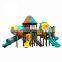 Children plastic outdoor play set of kindergarten playground equipment