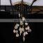 Natural Crystal Stone Chandelier Living Room Crystals Lighting Luxury Crystal Modern Chandeliers