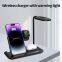 Desk lamp 4 in 1 wireless charger 15W foldable wireless charging stand for Apple 12 13 14 15 Pro Max