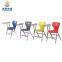 JS College Plastic School Training Chair With Writing Pad for Students