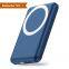 Custom logo magnetic wireless power bank 5000mah 10000mah magnet wireless charger powerbank for iPhone 13 14 15 16 pro max