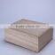 Raw Wood Jewelry Box Wooden gift storage Box With lid