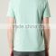 Plain light blue o-neck men t-shirt custom wholesale