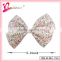 2015 Factory new design ribbon bow wholesale hair jewelry flower ribbon bow hair clip