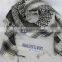 Unisex Arabian fashion head scarf arafat cotton woven custom design stoles