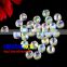 Bling Bling Acrylic Sew Stone, Crystal AB Color Sew On Acrylic Rhinestone with Flat Back for DIY decoration
