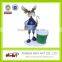 Decoration deer with pot christmas toy