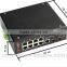 10-port Industrial PoE Switch with 8 PoE Ports surveillance secur system poe