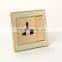 Apply modern decoration PC material wall socket and switch integration
