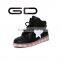 GD night performance black led shining shoes women display for light up