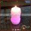 Handcraft Pillar real burning led candles with Magic Color Changing