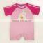 Hot sale cotton summer baby clothing girl baby romper