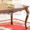 Home furniture rectangle wood carved dining room table