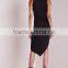 Ladies Wrap front bodycon dresses boutique in black
