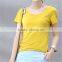 Custom Ladies Hot Basic No Name T Shirt Cotton High Quality Plain T Shirt