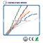 ROHS certification cat6 utp pvc copper cable