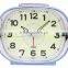 Plastic oval shape table alarm clock, wake up clock