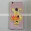 Transparent TPU Attractive Sable mouvant rabbit cell phone case