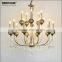 Abstract 15 Light Modern LED Crystal Chandelier with Remote Control MD18828 L15