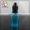 trade assurance clear pet 15ml plastic mason jars hadle cap plastic bottle/blue pet plastic dropper bottle