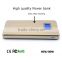 High capacity fashion style LCD digital display metal cover power bank OEM/ODM Service