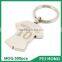 China Supplier metal two sided souvenir blank soccer key ring